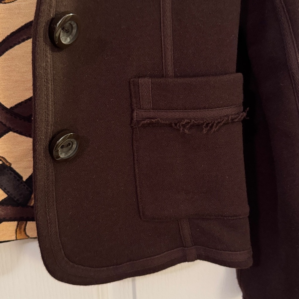 Lauren Ralph Lauren Top & Brown Blazer🐴Bundle - Picture 4 of 8